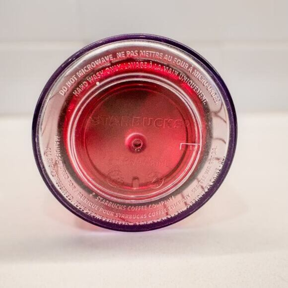 Limited Edition Starbucks 2020 Fall Plum Pink Rose Tumbler-16oz-Slide/Twist Top - Picture 5 of 9